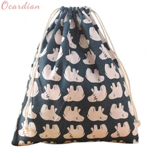 Рюкзак с принтом, сумки, высокое качество, бренд,, модный и удобный для переноски, унисекс, на шнурке, 17Apr26