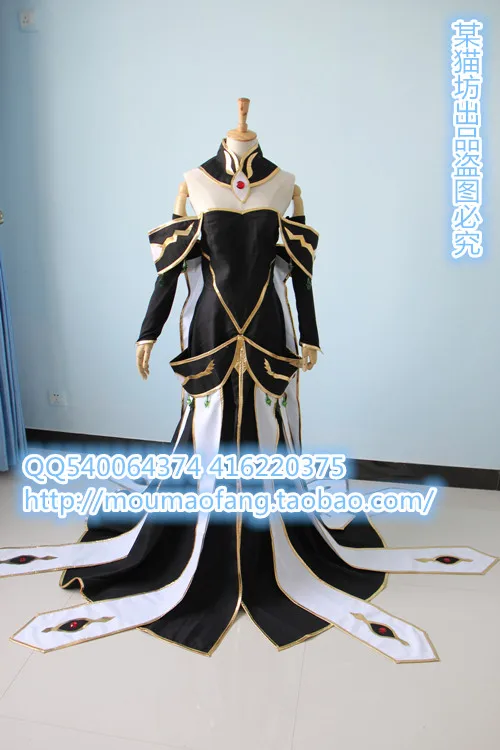 Code Geass TOMO Prepa c. Лелуш Восстания CC queen Косплей Костюм