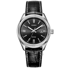 Casio watch Simple leather black plate calendar quartz female watch LTP-1302L-1A LTP-1302L-7B LTP-1302D-7A1 LTP-1302D-7A2