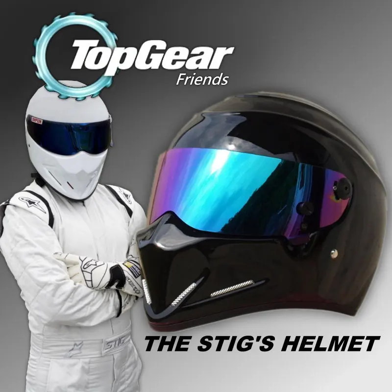 For Topgear The STIG Helmet with Colorful Visor /TG Collectable / Like