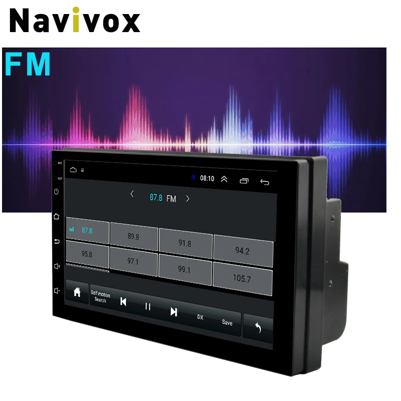 Navivox " Радио gps 2 DIN в автомобиль плеер Android 8,1 GO Универсальный радио gps Навигация Аудио плеер для Nissan Toyota hyundai Polo