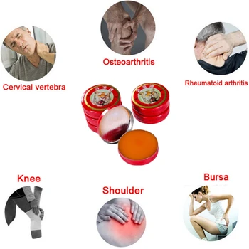 

DISAAR Tiger Balm for Body Relaxation Herbal Plaster Medical Ointment Joints Pain Relief Essential oil Anti Dizziness 6g/Pcs