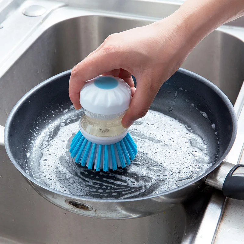 Automatic soap dish Wash basin Kitchen brush pot clean household