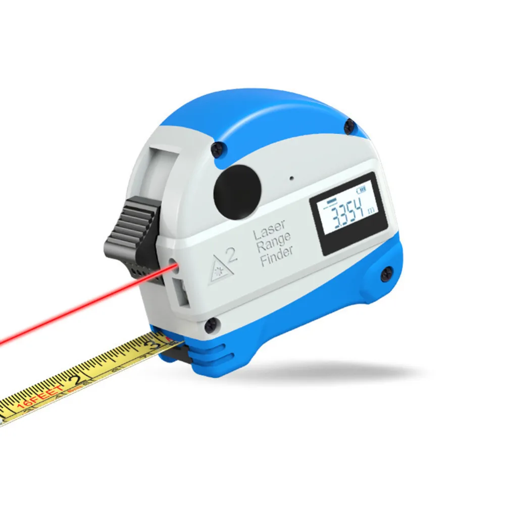 

30M Laser Rangefinder Digital Tape Measure Distance Meter 5M Portable Retractable Tape Ruler Multi-function Measurement Tool