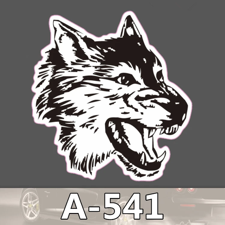 A 541 Wolf Waterproof Cool DIY Stickers For Laptop Luggage Fridge Skateboard Car Graffiti Cartoon Sticker