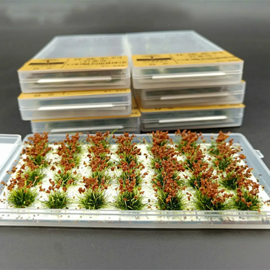 

Simulation Model Flower Cluster Grass Cluster Wild Rose Flower For Sand Table Making Diy Miniature Landscape Material
