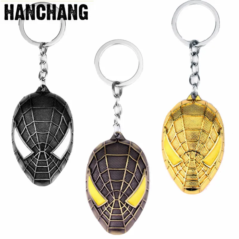 

Movie Super Hero Spider-man The Amazing Spiderman Keychain Metal Key Chain Keyring keychain Jewelry Car Accessories Chaveiros