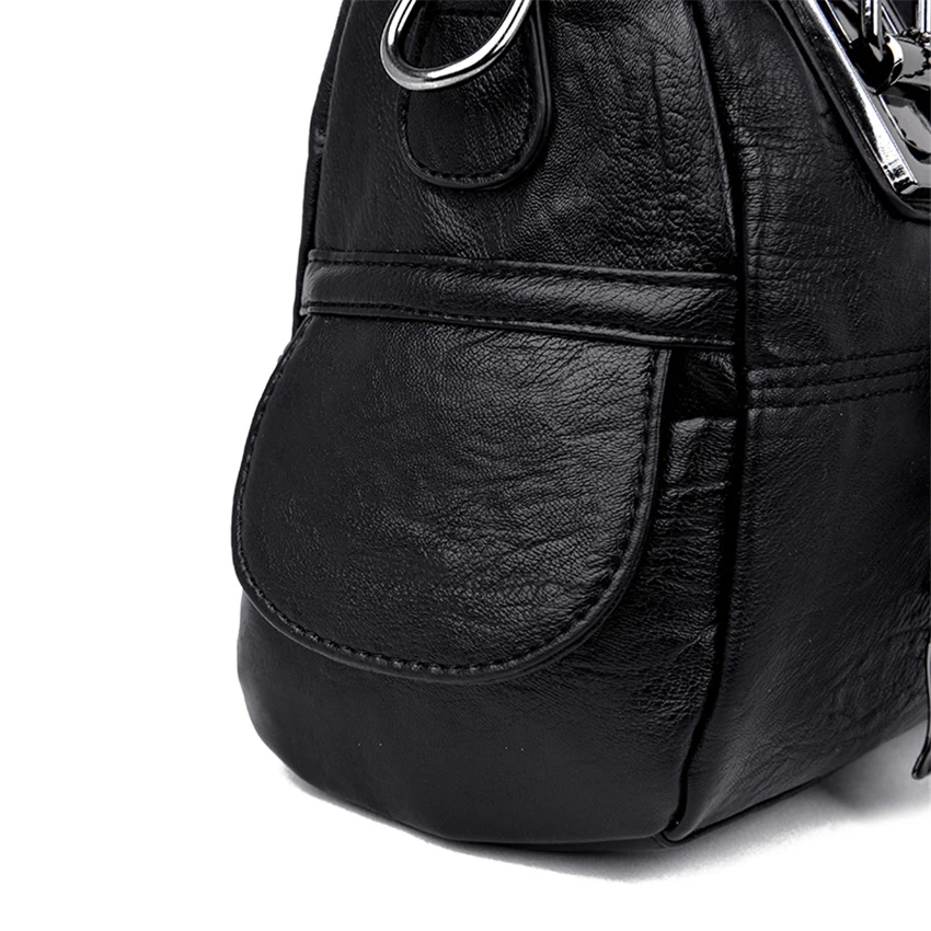 Marca feminina bolsas de couro de alta