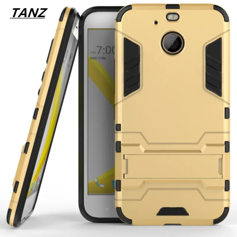 TANZ Case For HTC Bolt TPU+PC With Stand Hard Plastic Dual Hybrid Armor Back Cover htc bolt 10 Evo Phone Shell with |