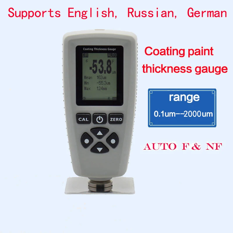 coating paint thickness gauge AUTO tester F&NF range 0 2000um coating