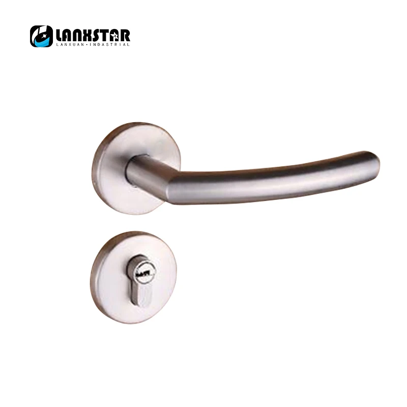 

Design Mute Lock Split Style Engineering Locks Iron Door Knob Wood-Door Stainless Steel Handle-Lock