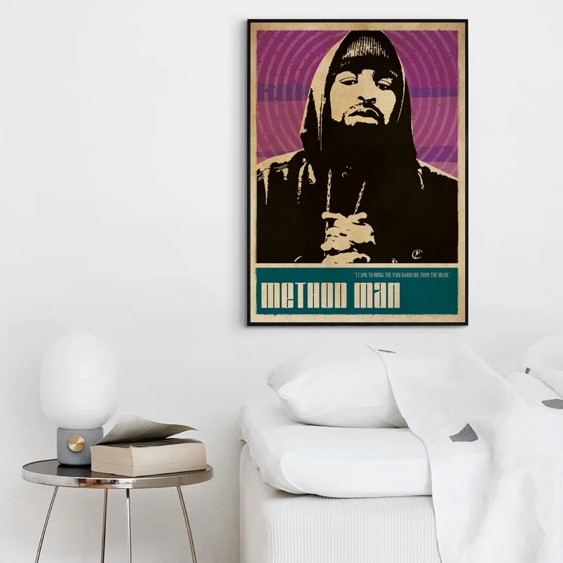 Метод мен Wu Tang Clan постер музыкальной певицы хип хоп рэп музыкальная группа со