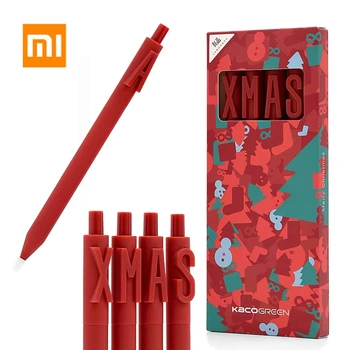 

Xiaomi Youpin Christmas Pen ALPHA Gel Pen Ballpoint for School Offical Signing Rolling Pen Black Ink Roller Pens Christmas Gift