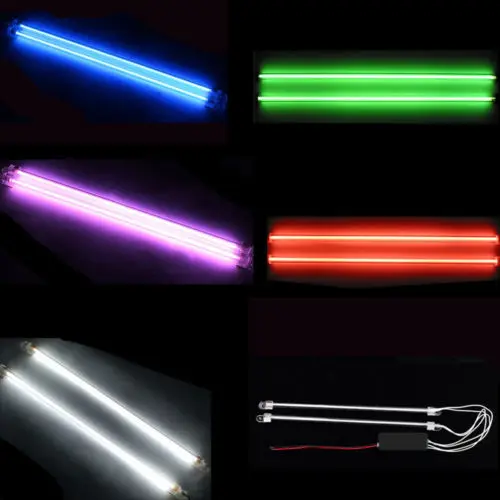2Pcs 6" CCFL Interior Exterior Neon Tube 12V Car Lights 2Pcs 6" CCFL Interior Exterior Neon Tube 12V Car Lights
