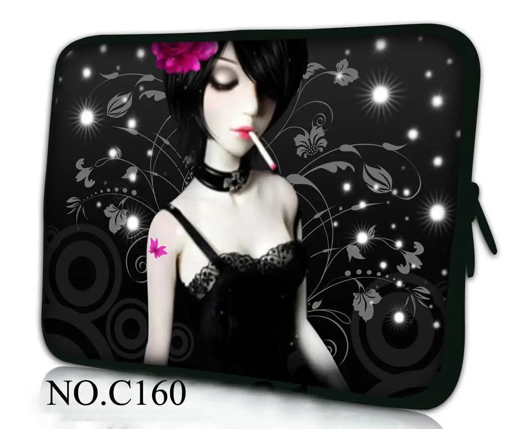Hot Smoking Girl Notebook Bag Laptop Sleeve For 9.7" 10.1" 11.6" 12" 13