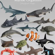 Hothink, морские организмы, модель, игрушки, модели морских животных, игрушки для мальчиков, Кит Акула Рыба фигура краба, морская черепаха
