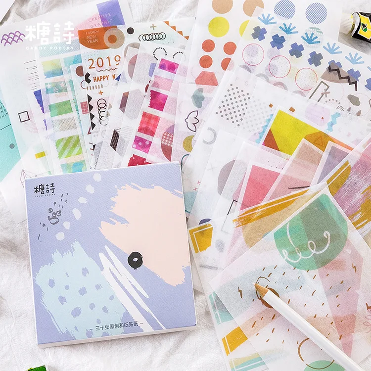 30 unids/pack esquina sirena caja bala diario pegatinas decorativas adhesivos DIY decoración diario pegatinas de papelería 30 unids/pack esquina sirena caja bala diario pegatinas decorativas adhesivos DIY decoración diario pegatinas de papelería