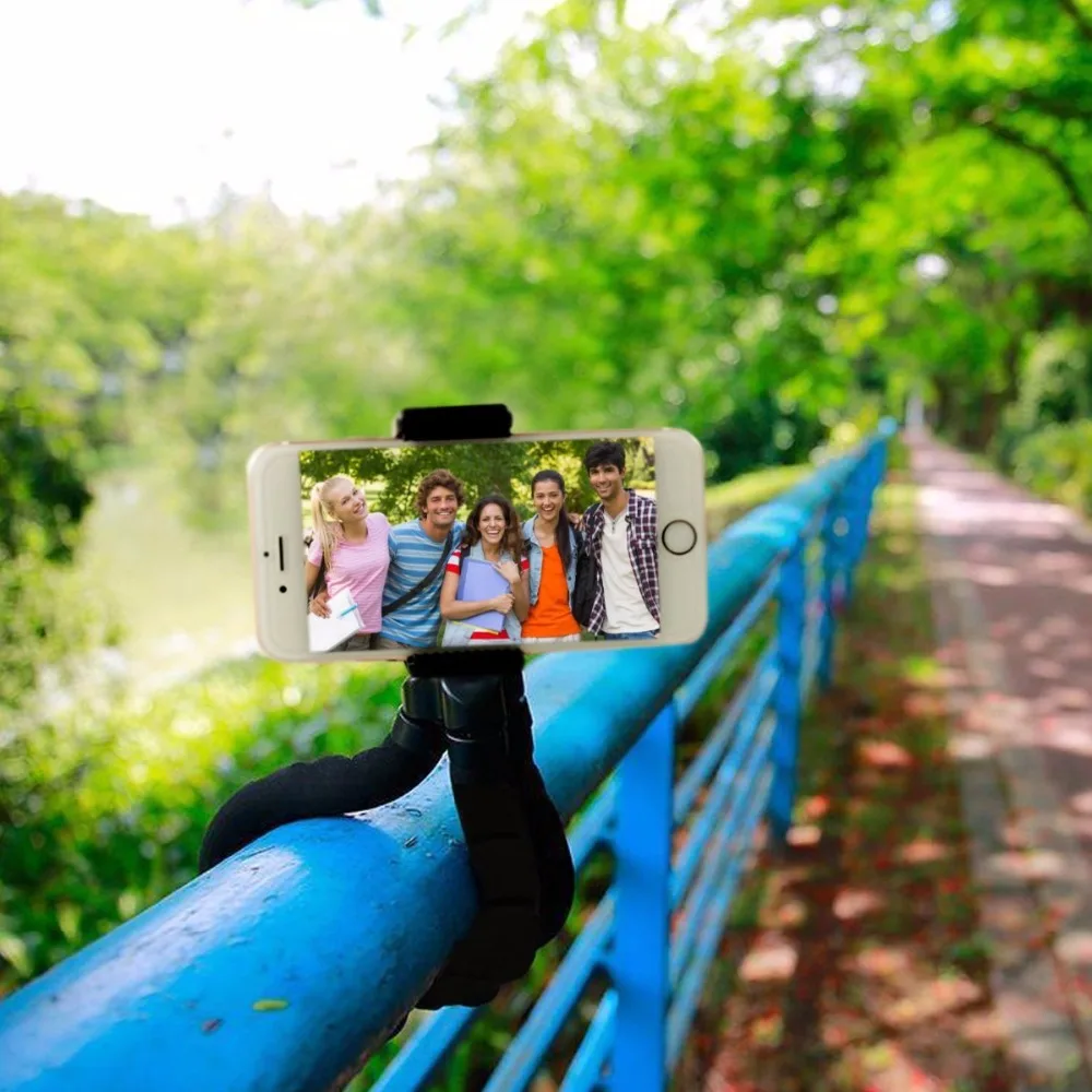 Штатив для селфи с дистанционным управлением по Bluetooth и мини штативом|tripod for|flexible