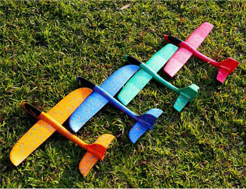 QWZ 48 см большой самолет хватать руками EPP самолет из пеноматериала Ручной Запуск DIY Модель Планера летающие игрушки увлекательные игры для активного отдыха для детей, подарок