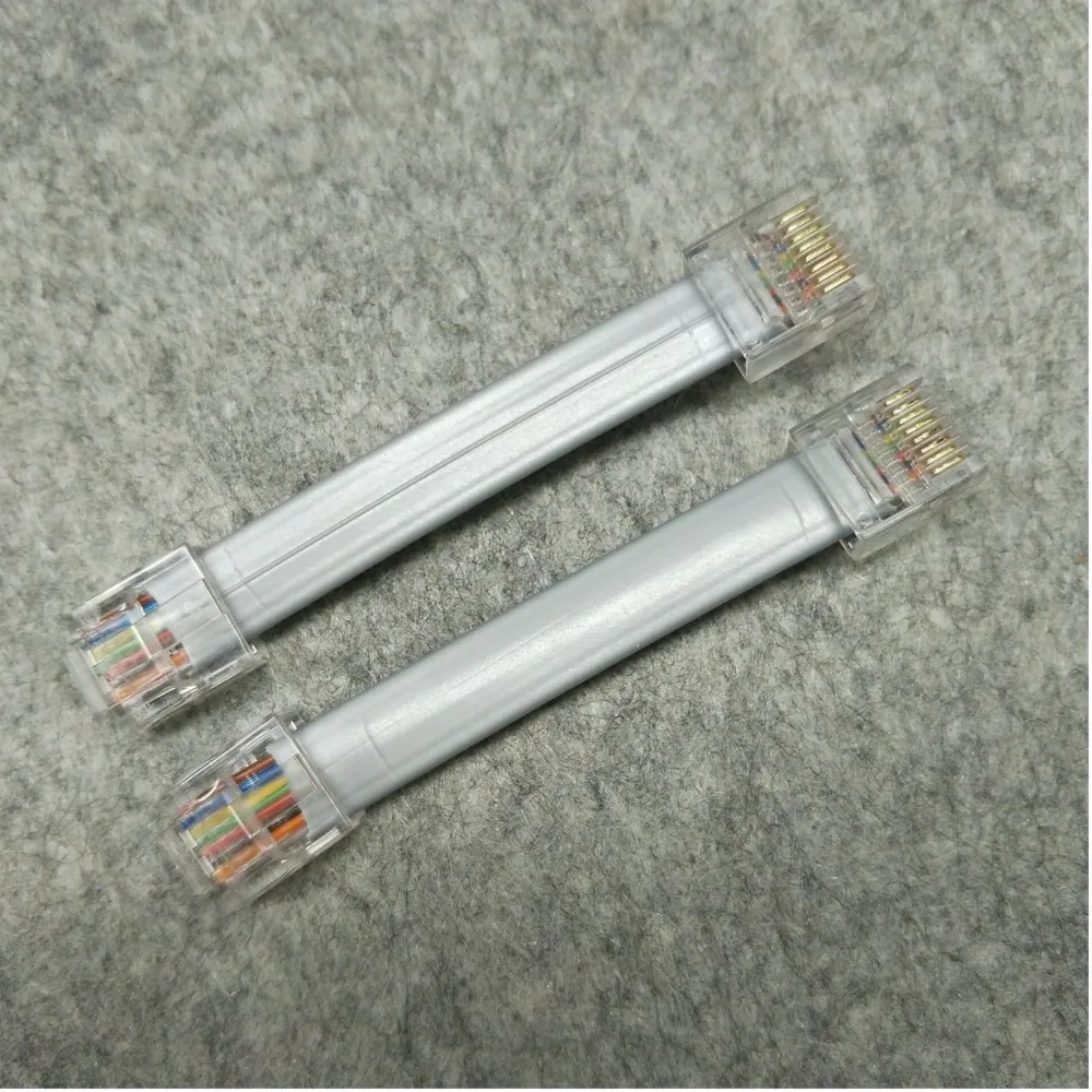 Cabo de Rede Utp Cat5 Quente Cabo de Computador Adaptador Cabo de Remendo Curto Conector Plano Rj45 Cabeça de Cristal Lan Fio Cobre Macarronete Linha - Imagem 4