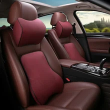 KKYSYELVA всплеск памяти поддержка подушки для автомобиля и подголовника шеи Комплект подушек аксессуары для интерьера