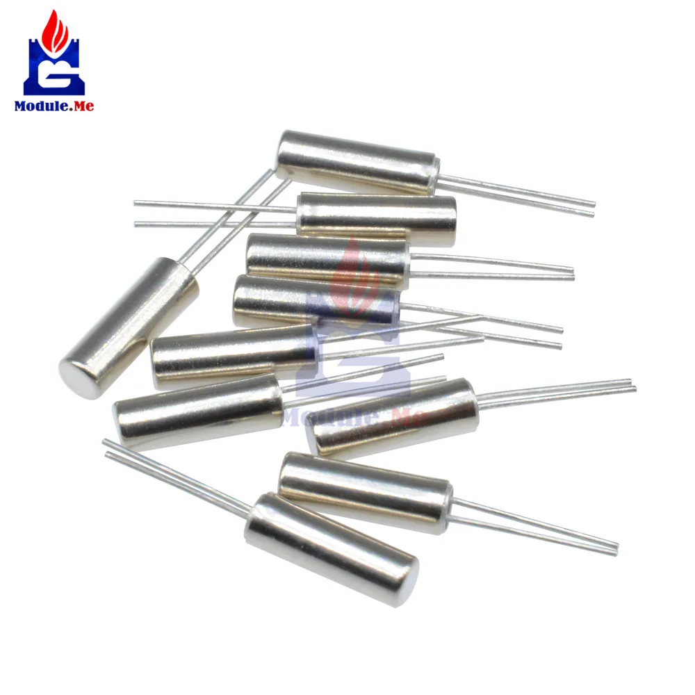 20 PCS/Lot Crystal Oscillator 32.768 KHz 32.768K Hz Cylinder Quartz Resonator in Integrated