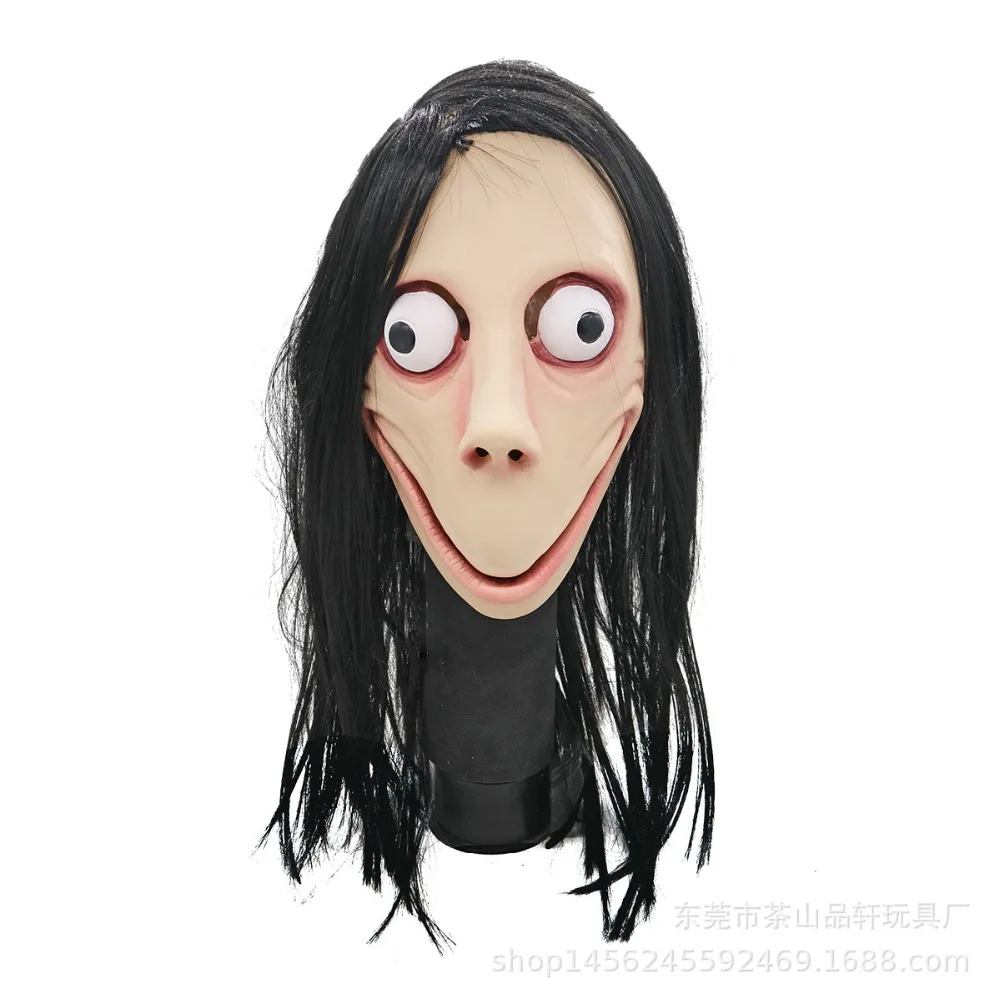 

Momo Cosplay Mask Bird Face Unisex Halloween Party Accessory Masque Spider-Man Cosplay Masks Drop Ship