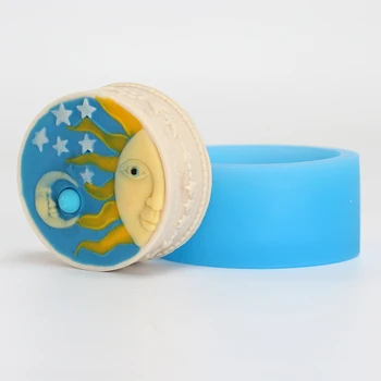 

Soap Silicone Mold 3D Round Gift Box Shape Handmade Craft Resin Mould Home Decorative Tool