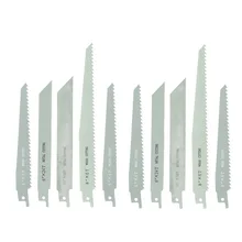 10 шт. набор сабельных пильных дисков " /8" 6T для резки древесины 18T 24T для резки дерева и металла, электрическая пила, Hackzall, металлическая древесина 1/2"