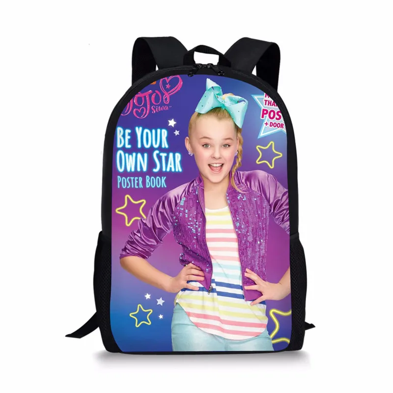 FORUDESIGNS/милые школьные сумки для девочек-подростков, суперзвезда JoJo Siwa, принт, детские сумки на плечо, повседневные школьные сумки для студентов - Цвет: HK7012C