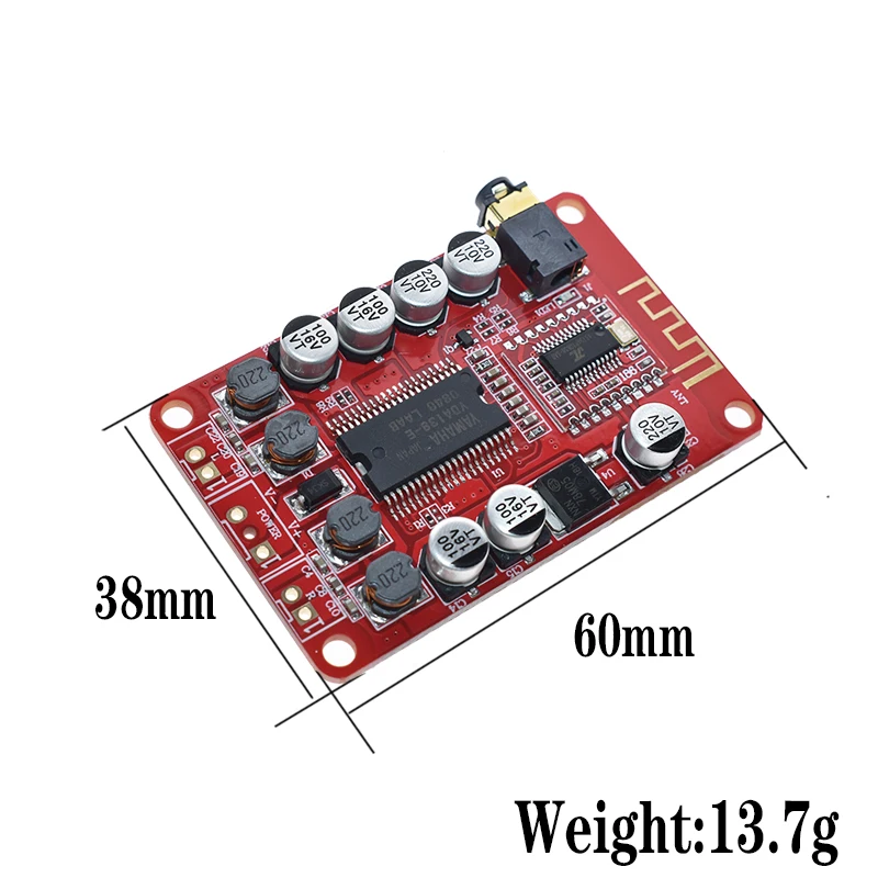 YDA138 2*15 Вт Bluetooth усилитель плата модуль 2,0 стерео класса D чистый бас цифровой аудио усилитель мощности авто усилитель