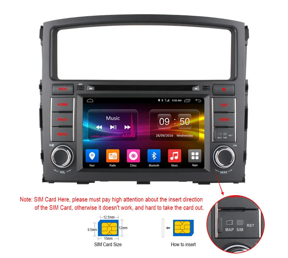 Cheap C500 4G SIM LTE Android 6.0 2GB RAM 32RB 8 core Car DVD Player Bluetooth WIFI GPS Map RDS Radio for MITSUBISHI PAJERO 2006-2015 0 Cheap C500 4G SIM LTE Android 6.0 2GB RAM 32RB 8 core Car DVD Player Bluetooth WIFI GPS Map RDS Radio for MITSUBISHI PAJERO 2006-2015 0