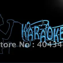 LB843-Караоке Пение леди Дисплей бар светодиодный знак неонового света