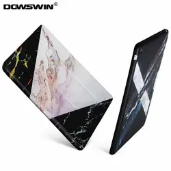 Для ipad mini 2 3 случае DOWSWIN Мрамор узор Искусственная кожа smart cover ТПУ Мягкая задняя крышка для ipad mini 2 3 дело может стоять