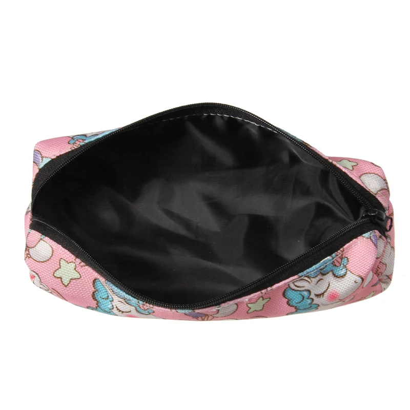 Jom tokoy 3D طباعة التجميل حقيبة المألوف النساء الكرتون يونيكورن حقيبة مستحضرات تجميل القرطاسية الحقيبة الاطفال المدرسة حقيبة أقلام رصاص