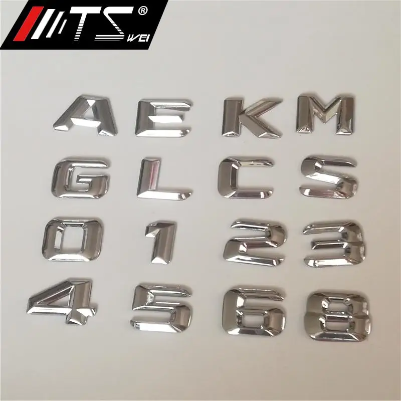 Автостайлинг 3D металлические наклейки с логотипом C43 для Mercedes W205 W213 W211 W204 Benz C E S CLS