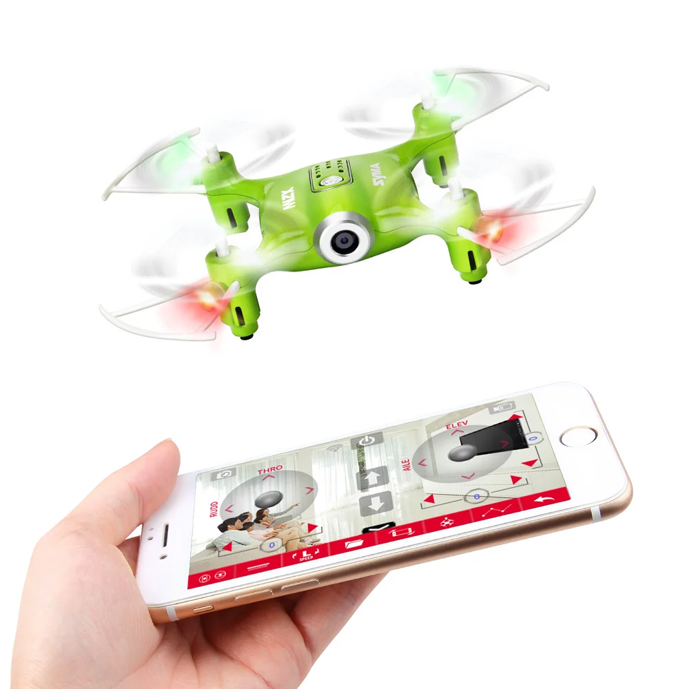 SYMA X21W/X21 Дрон RC Квадрокоптер вертолет игрушки 2 4G 4CH 6 осевой Hover 360 градусов Flips