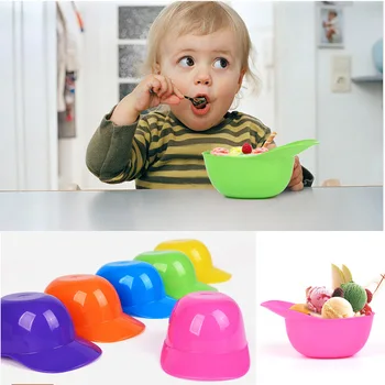 

Hat Shape Ice Cream Bowls Icecream Tubs Drinking Bar Dessert Shop Favor Pink Red Green Black Blue 10pcs/lot DEC368
