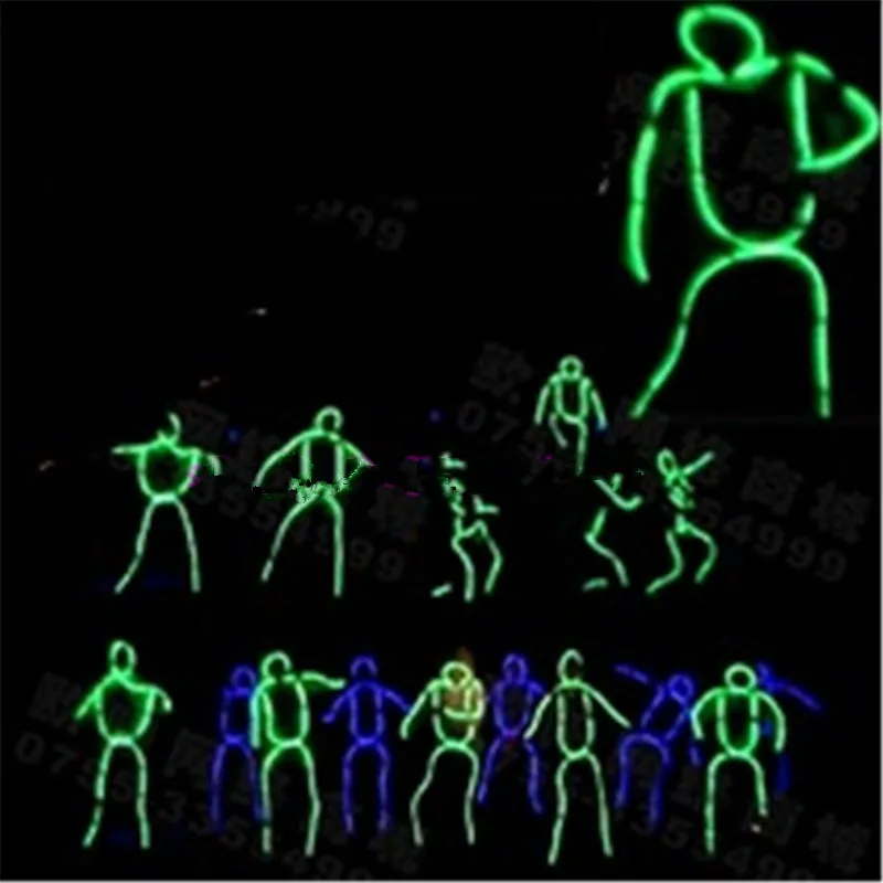 Best Price Low Price Led Luminous Flashing Growing EL Wire Costume Robot Suits Dance Wear For Stage Show,Club, Bar,DJ DHL Free Shipping
