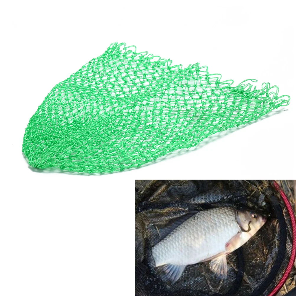 

Hot Selling Nylon Green Fishing Nets fishing Collapsible Rhombus Mesh Hole Folding Dip Net 35/45/70 cm