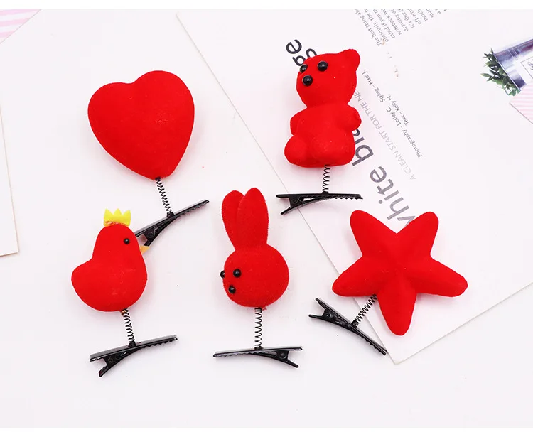 baby accessories coloring pages	 5PCS/Lot Headwear baby Girl Cute Chicken Duck Dog Hair Clip Cute Hairpin Chick Barrette Funny Hairclip Silicone Anti-lost Chain Strap Adjustable 