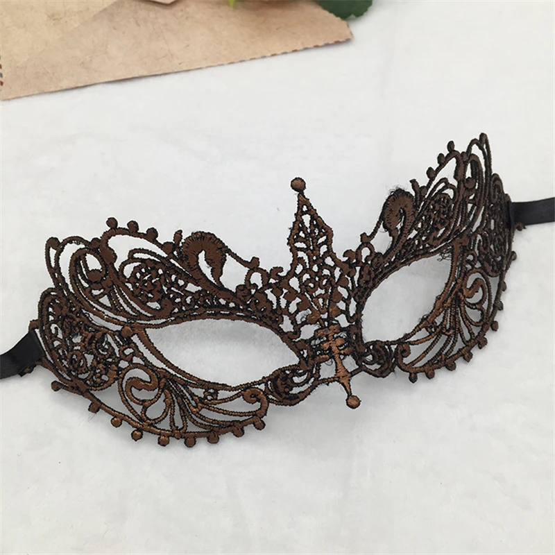 Новая женская сексуальная Маскарадная маска из кружева для карнавала, Хэллоуина, бала, маскарада, открытые вечерние маски#30