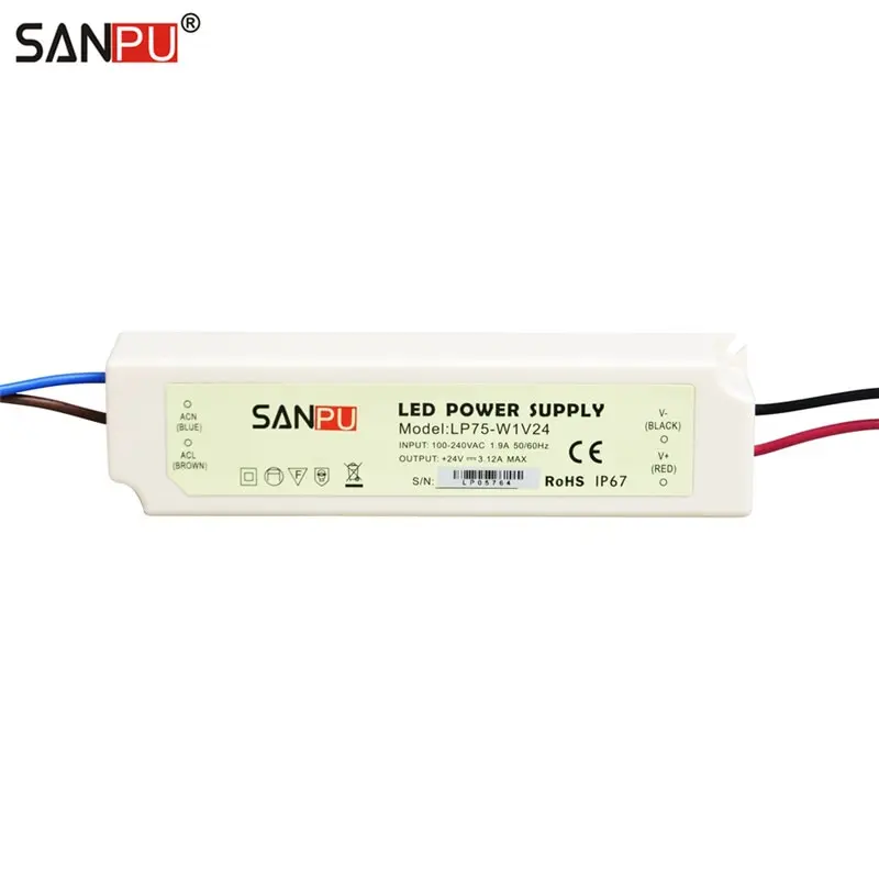 Оптовая продажа FCL SANPU SMPS IP67 Водонепроницаемый импульсный режим источник питания