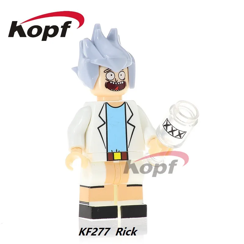 

Single Sale Rick And Morty Donald John Trump Terminator Building Blocks Super Heroes Bricks Collection Toys for children KF277