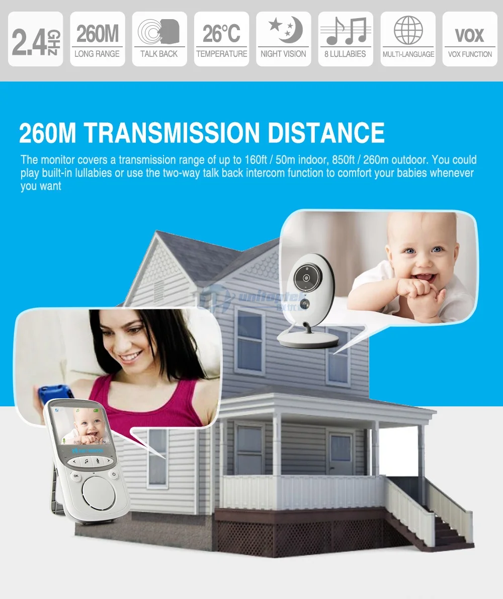 02 2.4ghz baby monitor
