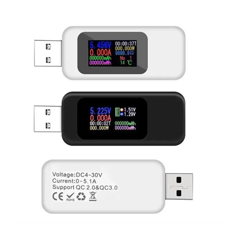 USB тестер с индикатором напряжения тока и зарядного устройства|Измерители