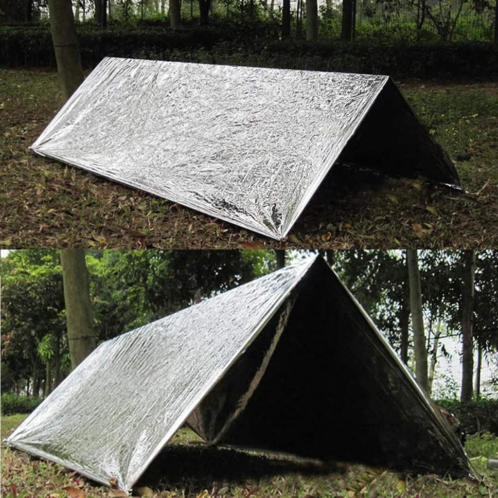

Outdoor Emergency Tent Blanket Sleeping Bag Survival Reflective Shelter Camping carpas para eventos carpa plegable