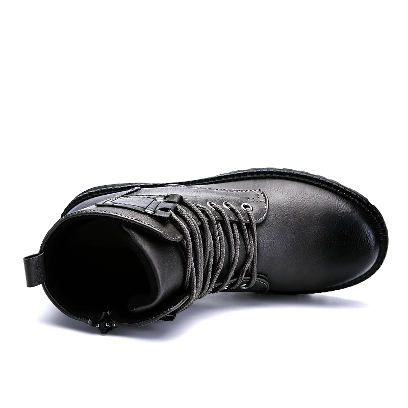 Мужские ботинки Martens весна осень рабочие безопасные мужские черные коричневые на