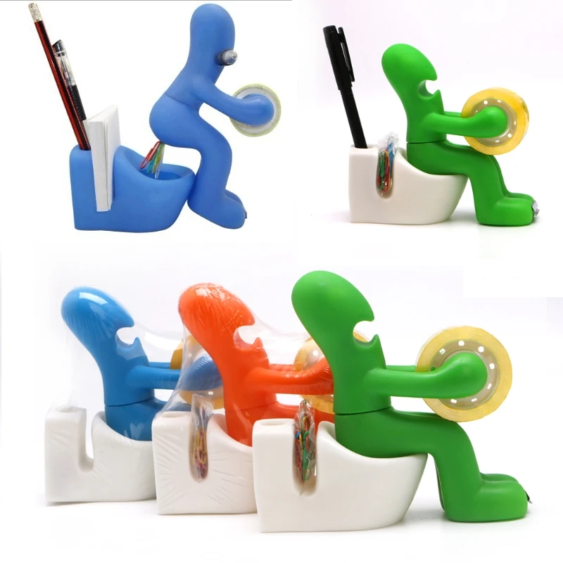 

Tape Dispenser Pen Memo Holder Clip Storage Set Office Supplies Desk Accessories W15