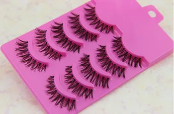 

by dhl 500set 5Pair/set False Eyelashes Natural Soft Eye Lashes Makeup Handmade Thick Fake False Eyelashes Newest tools